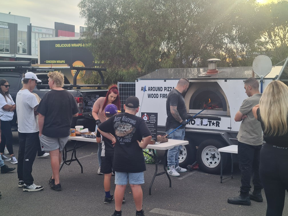 Wood fire pizza catering