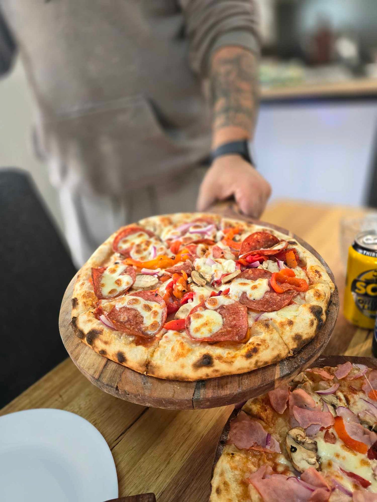 Wood fire pizza oven hire