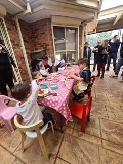 kids pizza making and cooking