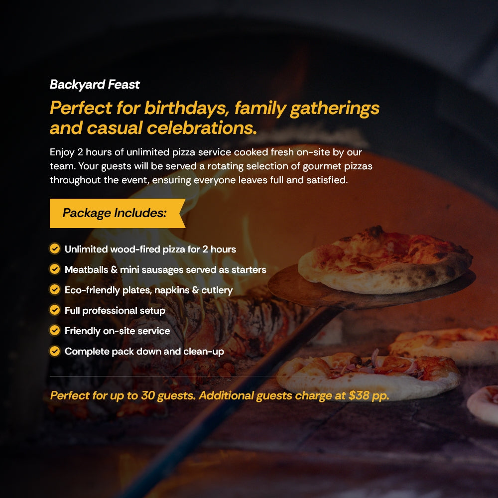 Wood Fire Pizza Catering Packages