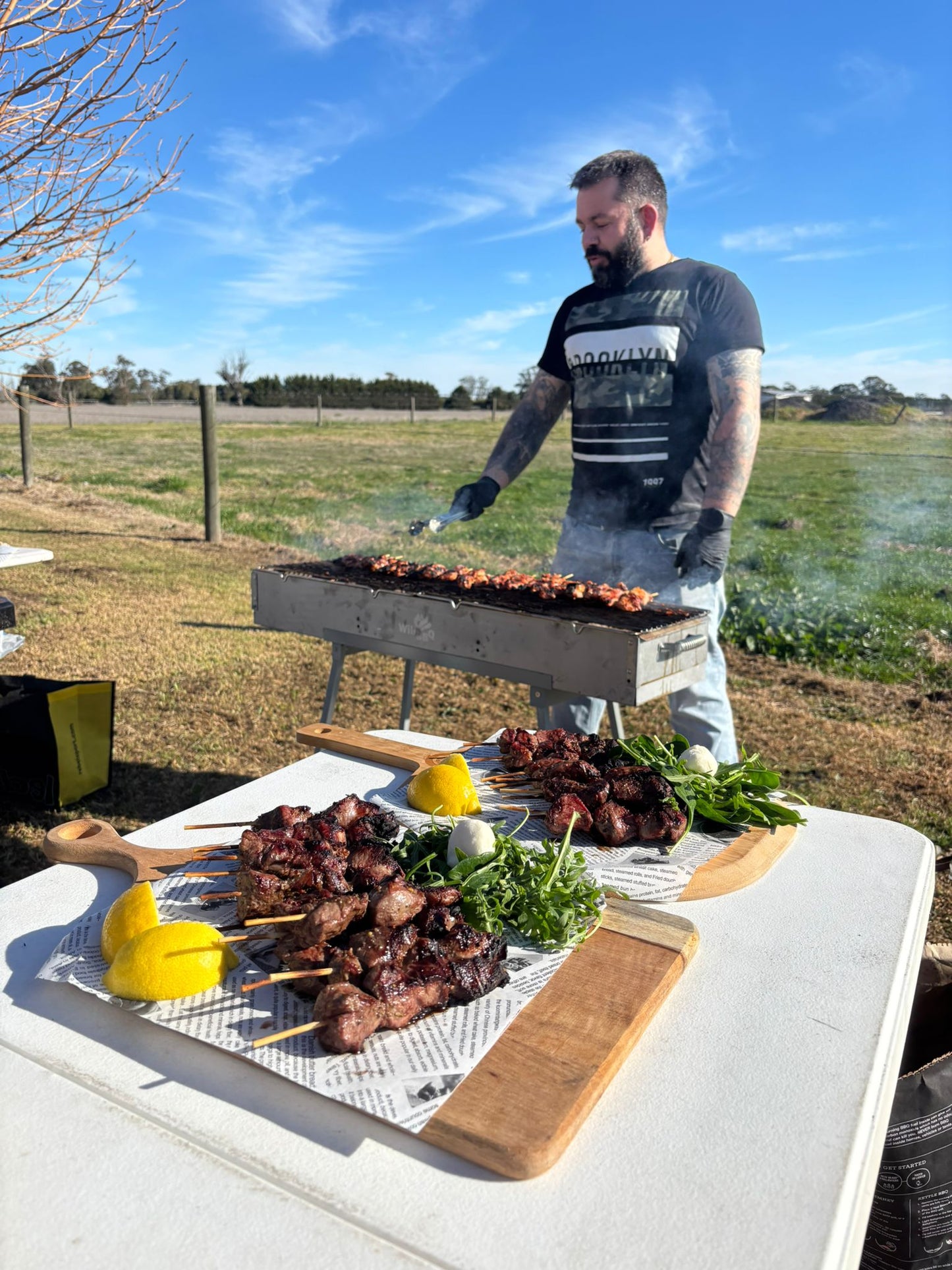 Sewers on charcoal - L.A party and events hire