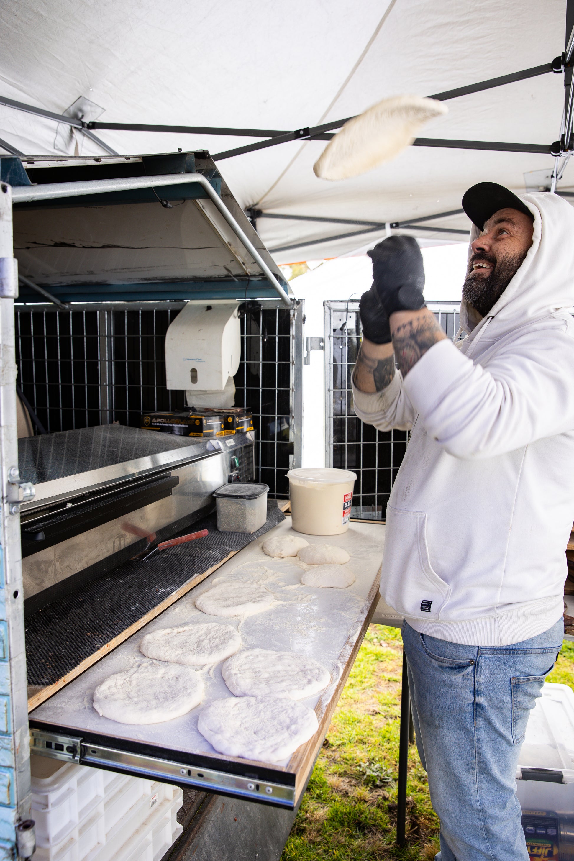 Wood fire pizza catering packages - L.A party and events hire