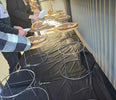 Wood fire pizza oven hire