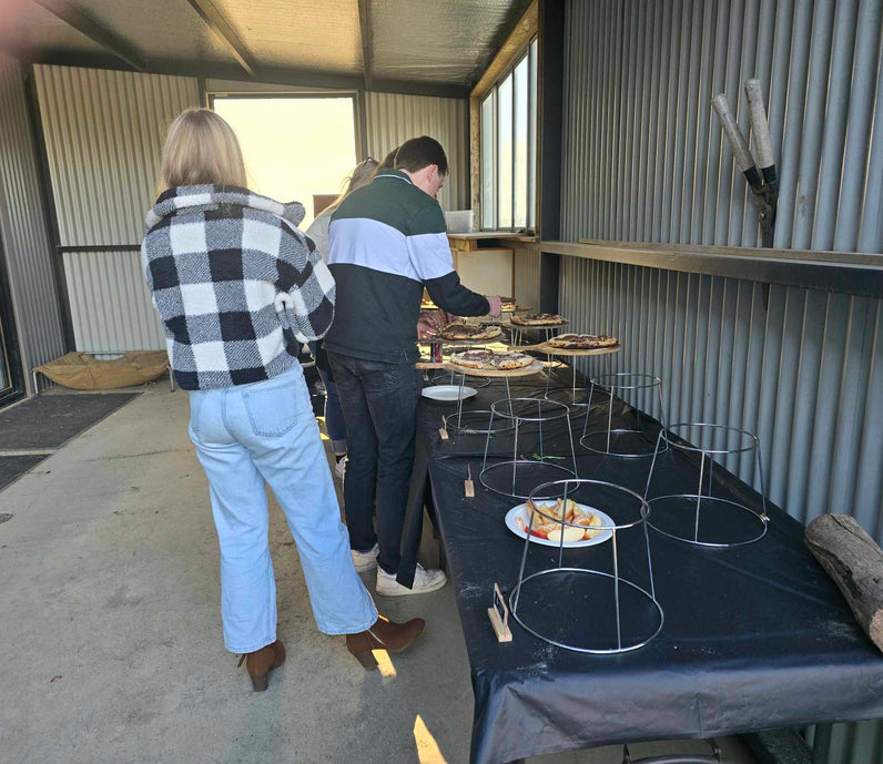 Wood fire pizza oven hire