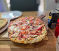 Wood fire pizza oven hire