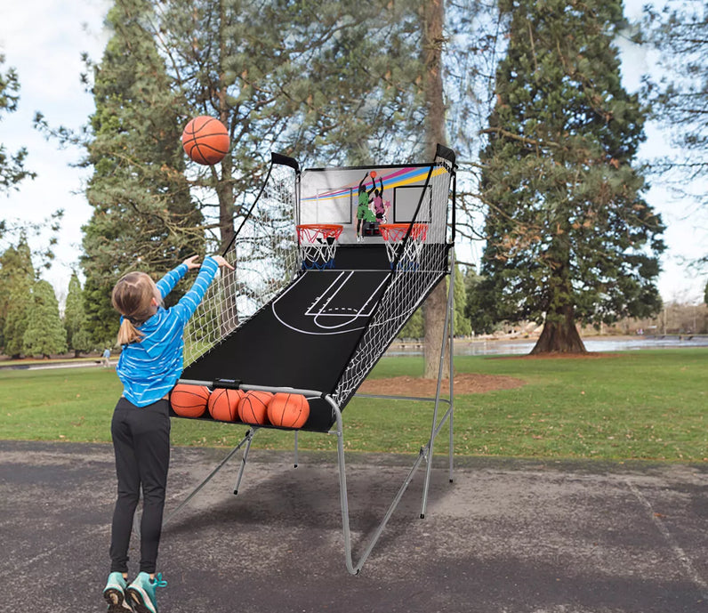 Basket ball hoop game