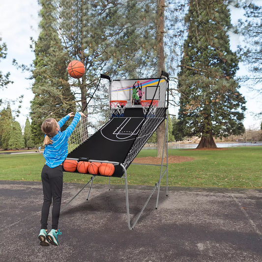 Basket ball hoop game