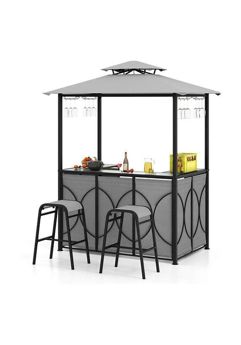 outdoor bar cart