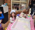 kids pizza making and cooking