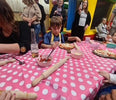 kids pizza making and cooking