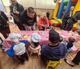 kids pizza making and cooking