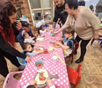 kids pizza making and cooking