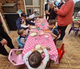 kids pizza making and cooking